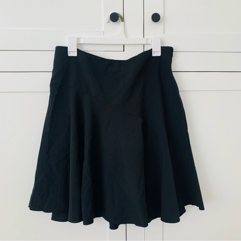 Fashion Gold Black Midi Skirt Size XL